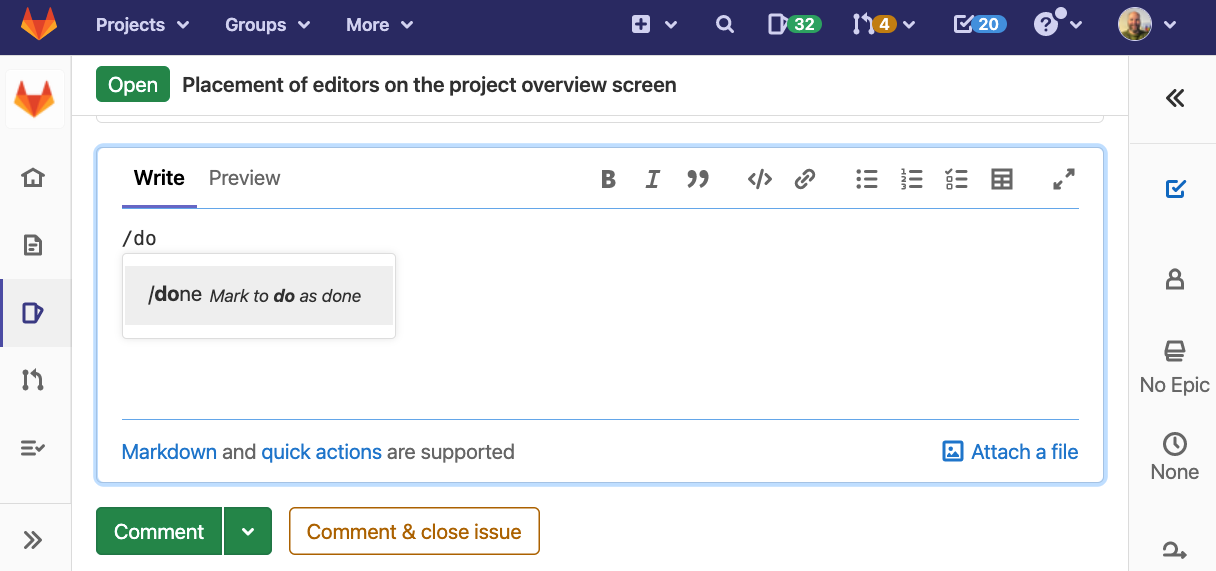 GitLab To-dos for async productivity